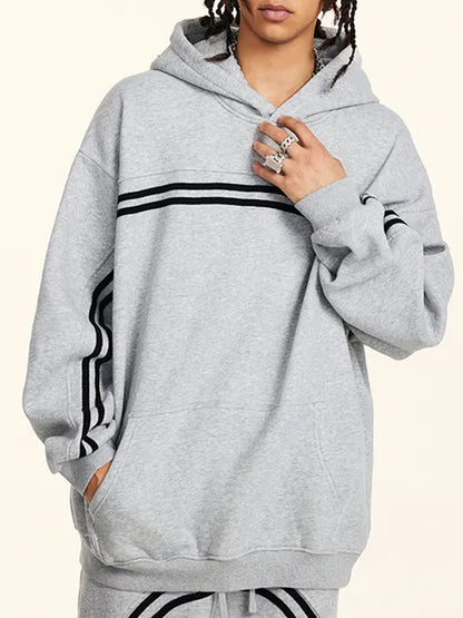 332g Webbing Contrast Color Cotton Hoodie