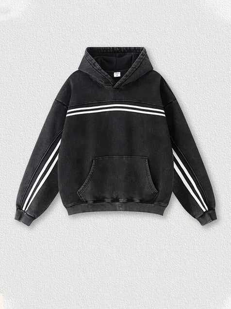332g Webbing Contrast Color Cotton Hoodie