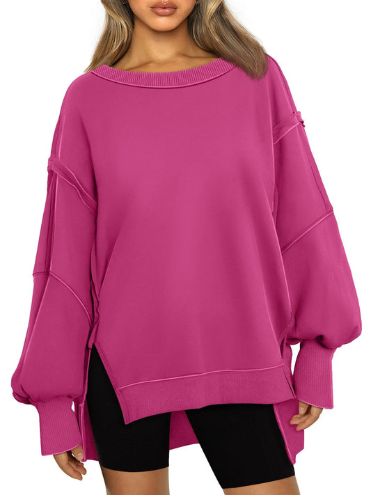 Womens Oversized Sweatshirts Hoodies Crewneck Shirts Fall Outfits