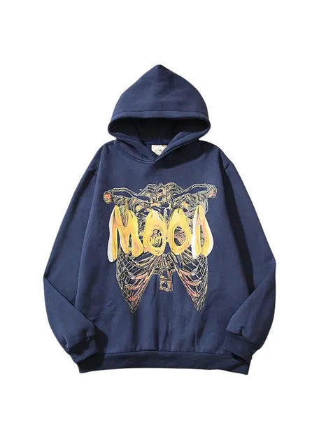 Not In The Mood Printed Hoodie