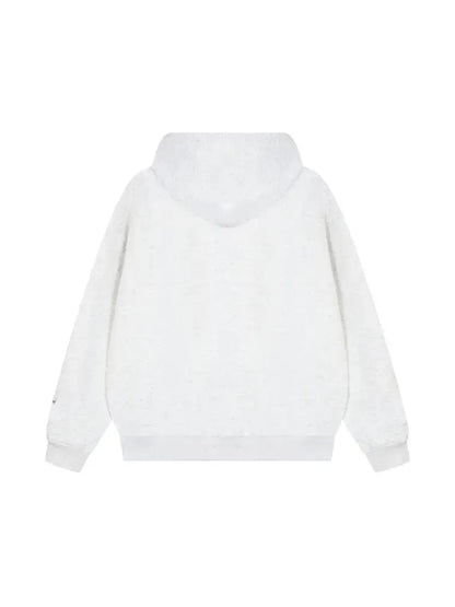 Girl's Color Contrast Printed Letter Hoodie