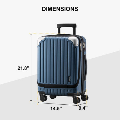 Luggage Airline Approved 20 Inch Expandable Hard Sided Luggages