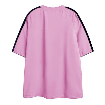 Oversized T Shirt Men 90s Shirt Unisex Streetwear Contrast Color Graphic Tees