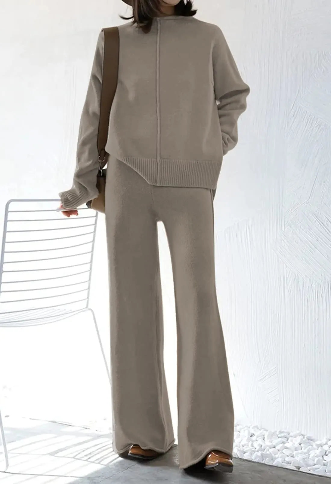 Womens 2 Piece Outfit Set Long Sleeve
