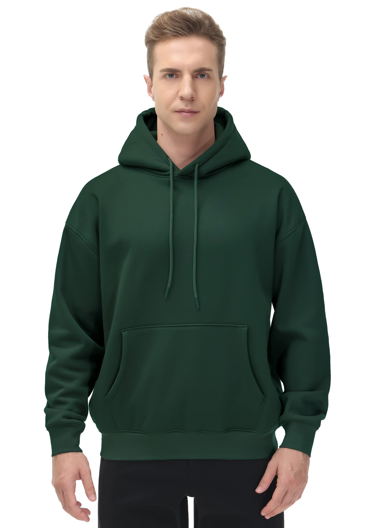 Men's Fleece Pullover Hoodie Loose Fit Ultra Soft