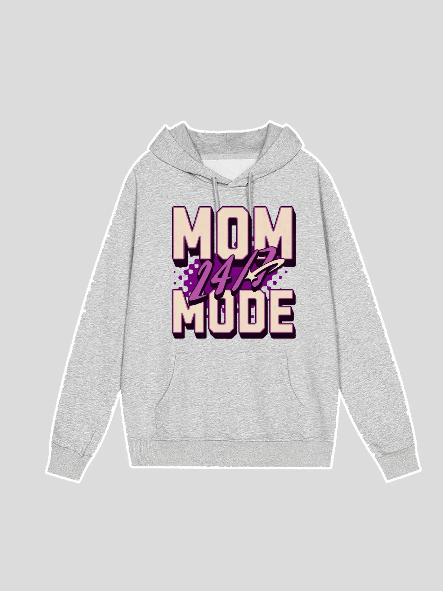Mom Mood Graphic Hoodie