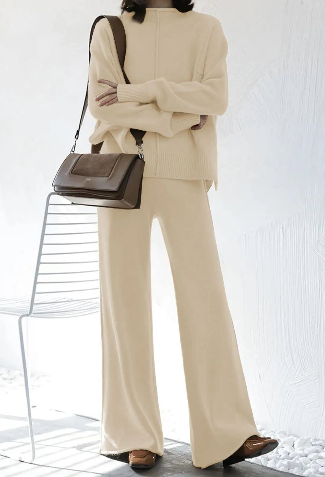 Womens 2 Piece Outfit Set Long Sleeve