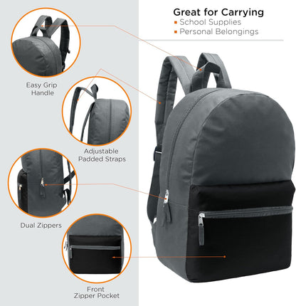 17" School Backpacks for Kids