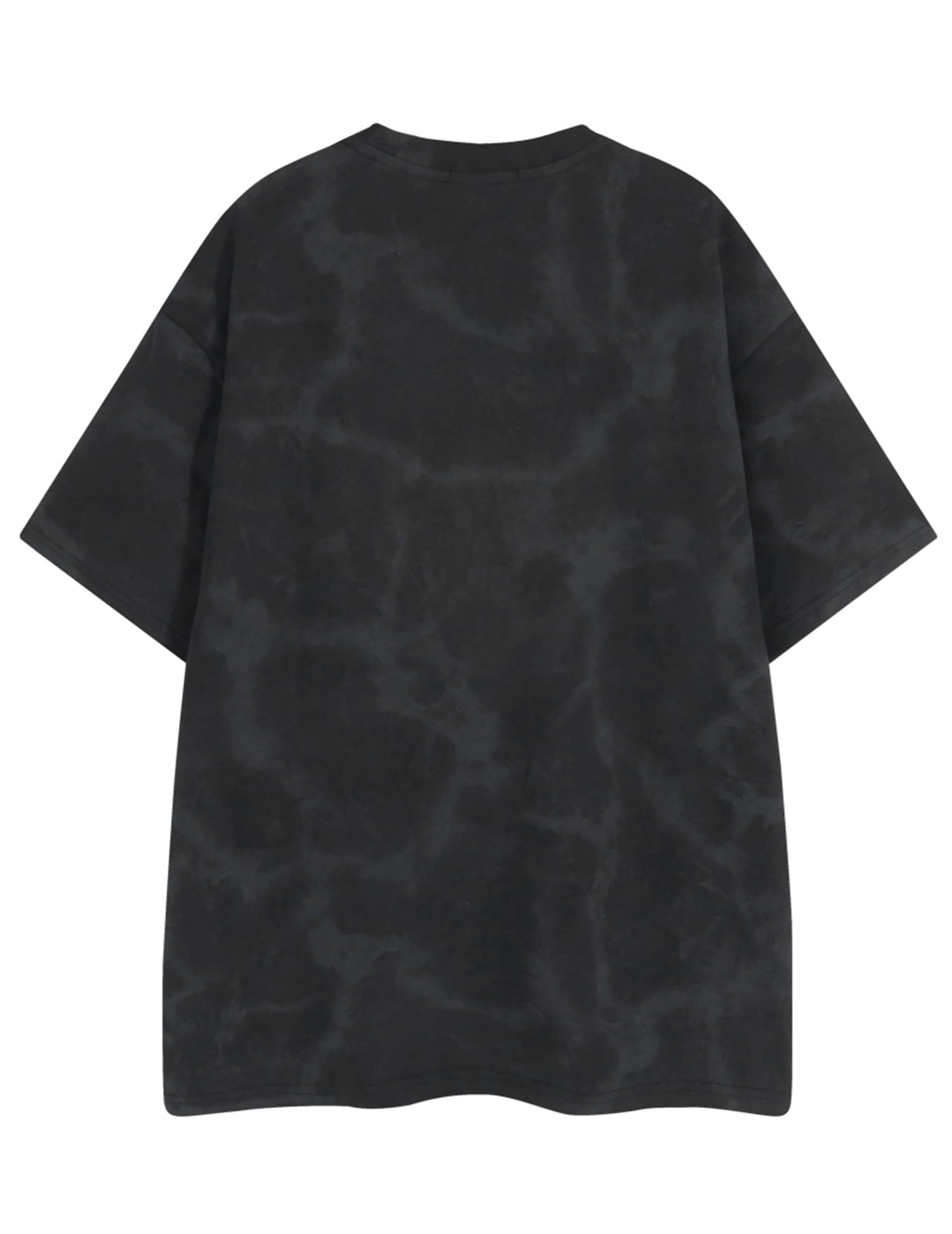 Mens Graphic Tee Shirts Oversized Baggy Loose Cotton T-Shirt Streetwear