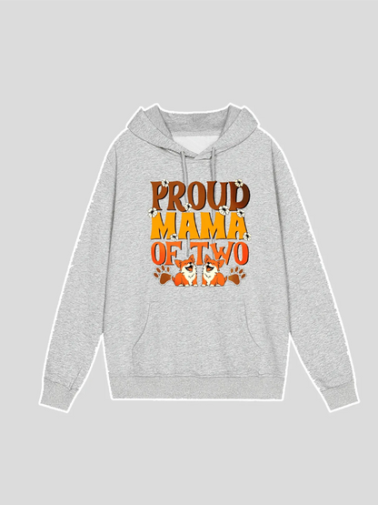 Proud MAMA of Two Dogs Hoodie