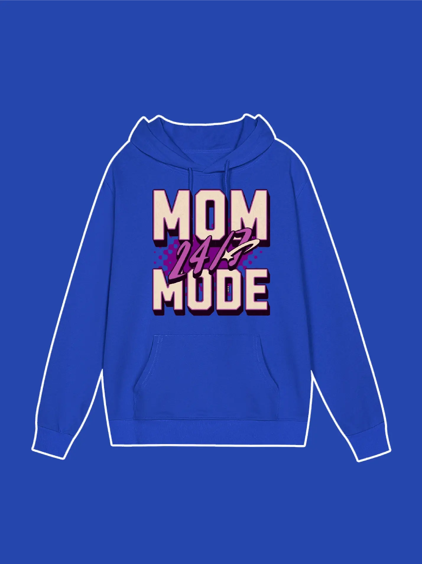 Mom Mood Graphic Hoodie