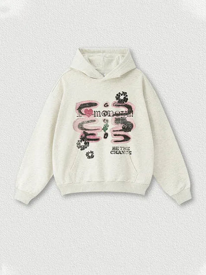 360g Skull Wash Old Cotton Hoodie