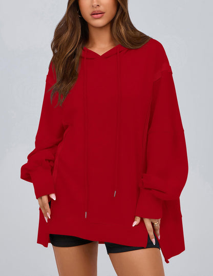 Womens Oversized Hoodie 2025 Spring Sweatshirt Long Sleeve