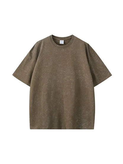 270g Cotton Black Planet Wash Old T-shirt