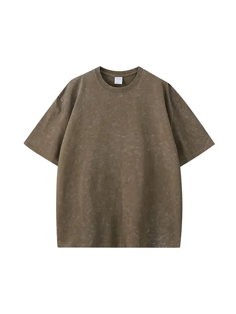 270g Cotton Black Planet Wash Old T-shirt