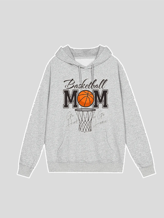 Basketball Mom Graphic Hoodie