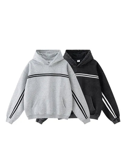 332g Webbing Contrast Color Cotton Hoodie