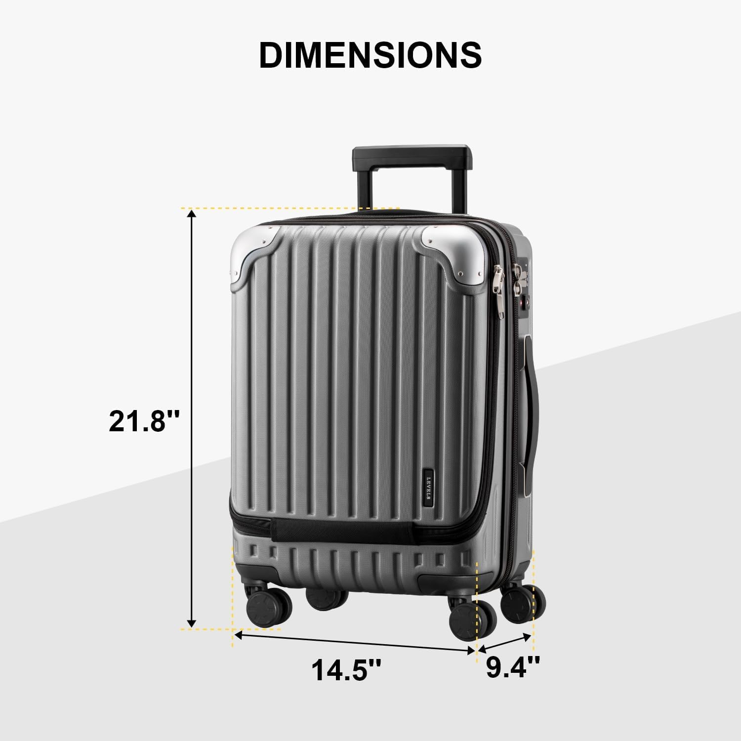 Luggage Airline Approved 20 Inch Expandable Hard Sided Luggages