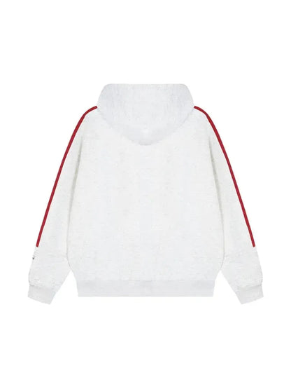Girl's Color Contrast Webbing Hoodie