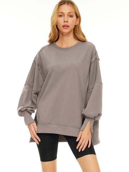Womens Oversized Sweatshirts Hoodies Crewneck Shirts Fall Outfits