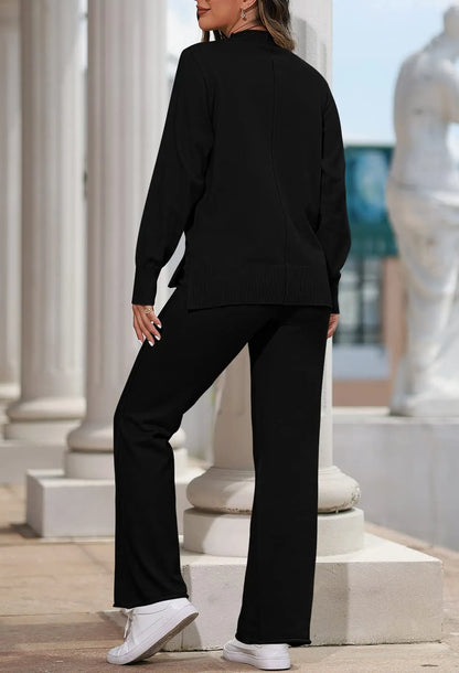 Womens 2 Piece Outfit Set Long Sleeve