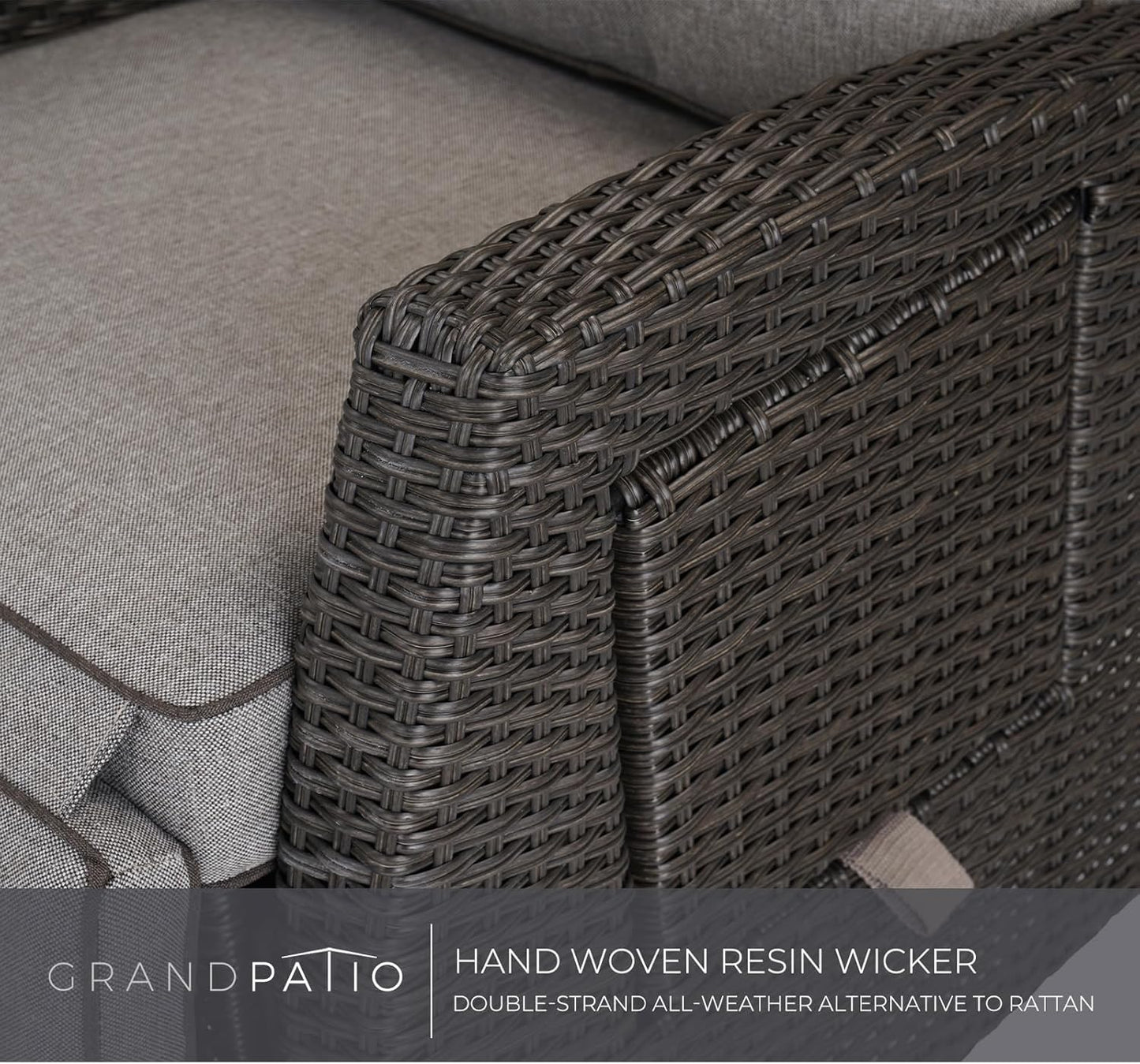 Outdoor Recliner Chair Patio 150° Lay Flat Recliner
