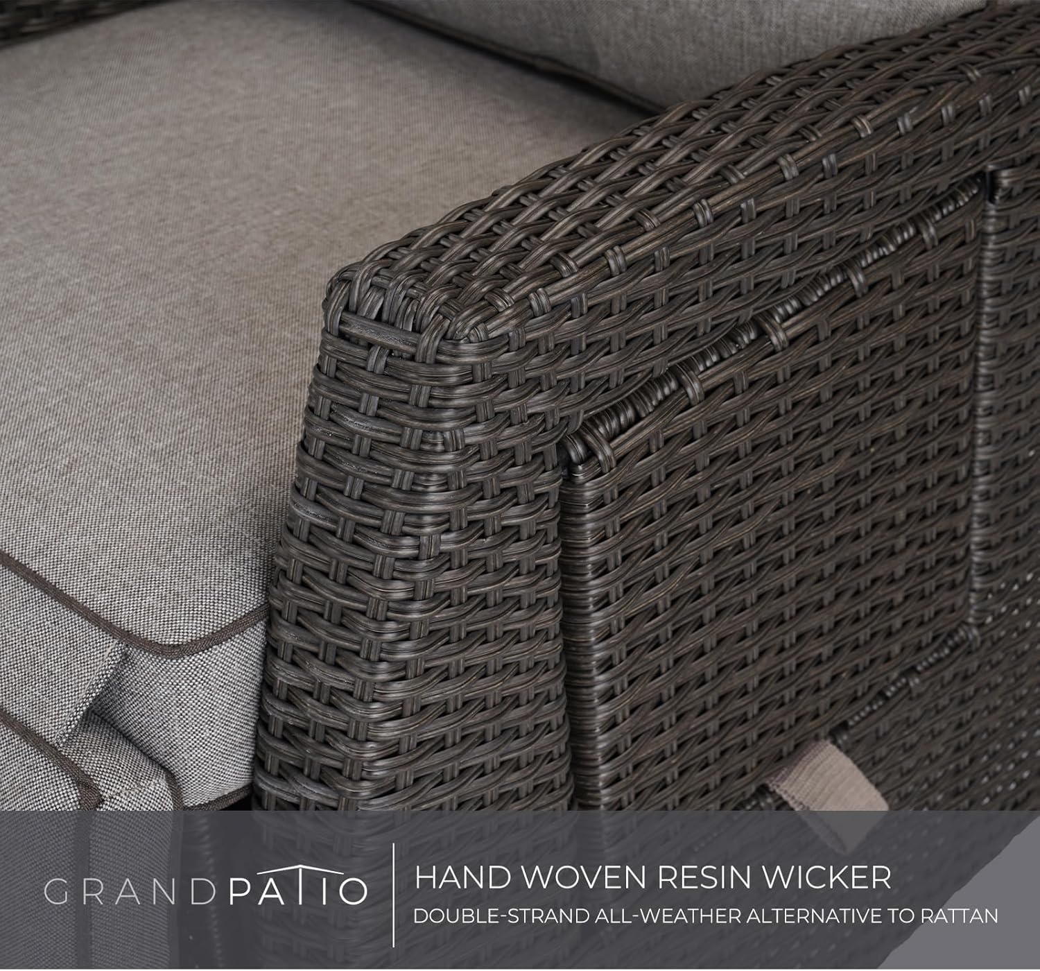 Outdoor Recliner Chair Patio 150° Lay Flat Recliner