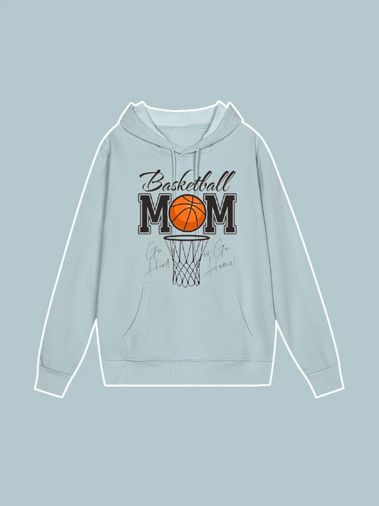 Basketball Mom Graphic Hoodie