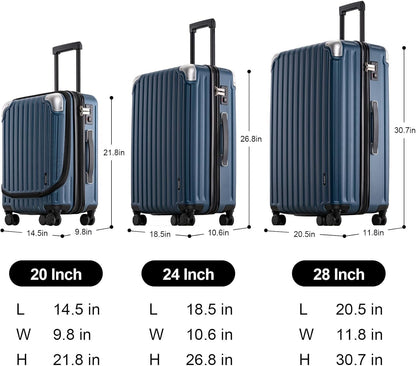 Luggage Airline Approved 20 Inch Expandable Hard Sided Luggages