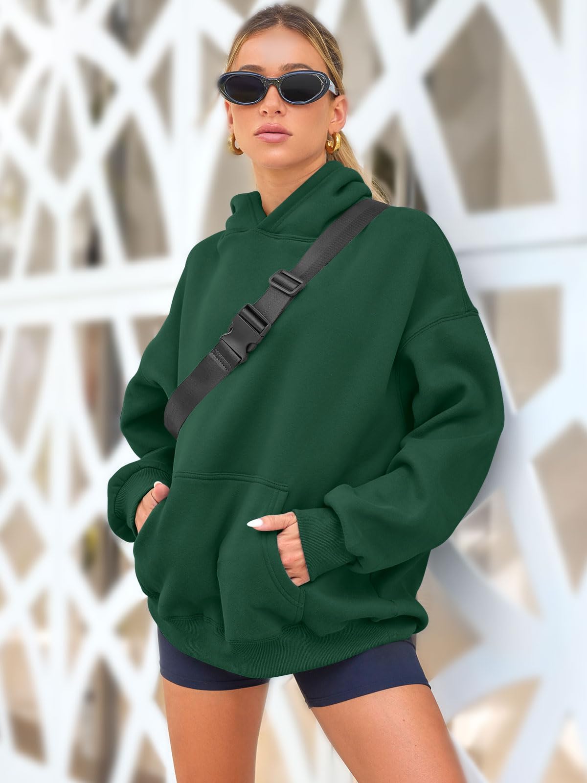 Womens Oversized Sweatshirts Fleece Hoodies Long Sleeve Shirts