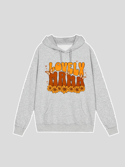 Lovely MAMA Floral Hoodie