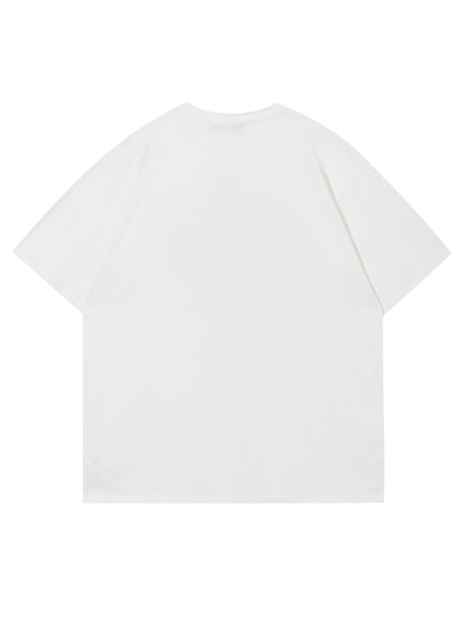 Oversized Graphic Tees Men Streetwear Casual Summer Tops Unisex T-Shirt