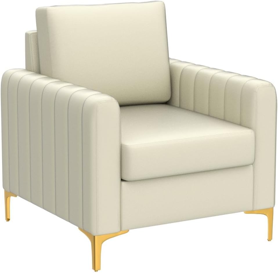 HULALA HOME Velvet Accent Club Chairs Set of 2