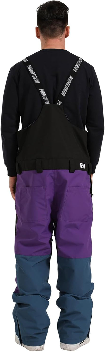Womens Ski Bibs Snowboard Pants Snow Overalls Waterproof Windproof Winter Outdoor Sports