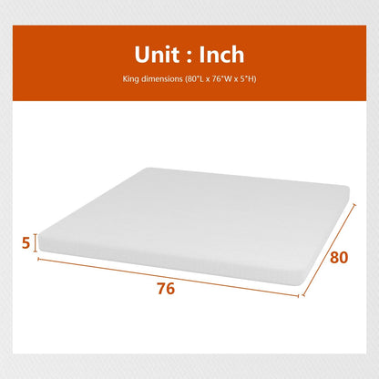 Twin 6 Inch Gel Memory Foam Mattress in a Box Medium Firm