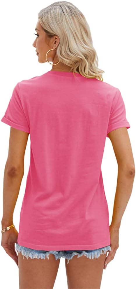 Women's T Shirts Short Sleeve Tees Sunflower Graphic Loose Summer Tops