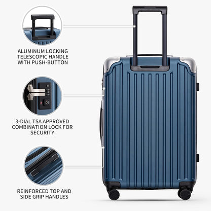 Luggage Airline Approved 20 Inch Expandable Hard Sided Luggages