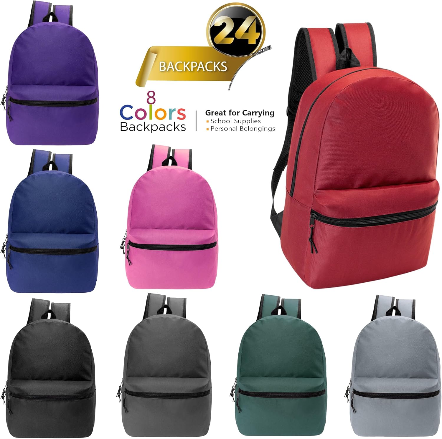 17" School Backpacks for Kids