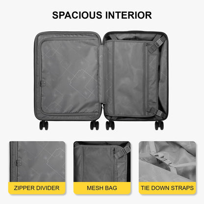 Luggage Airline Approved 20 Inch Expandable Hard Sided Luggages