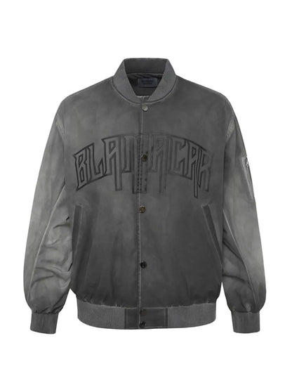 High Street Letter Print Flight Jackets for Men