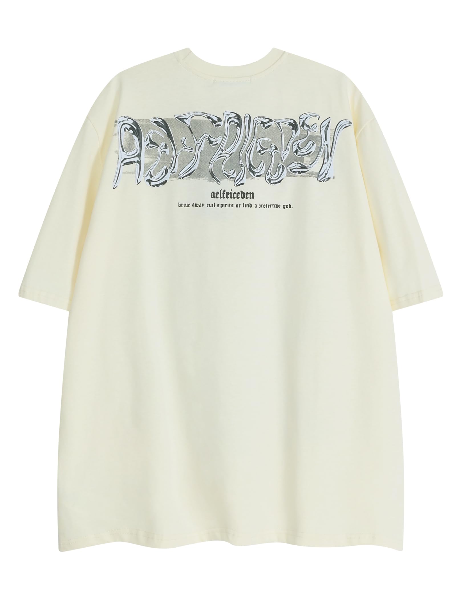 Metalic Graphic Tees Men Y2k Oversized T Shirts Women Vintage Tees Unisex Summer Tops