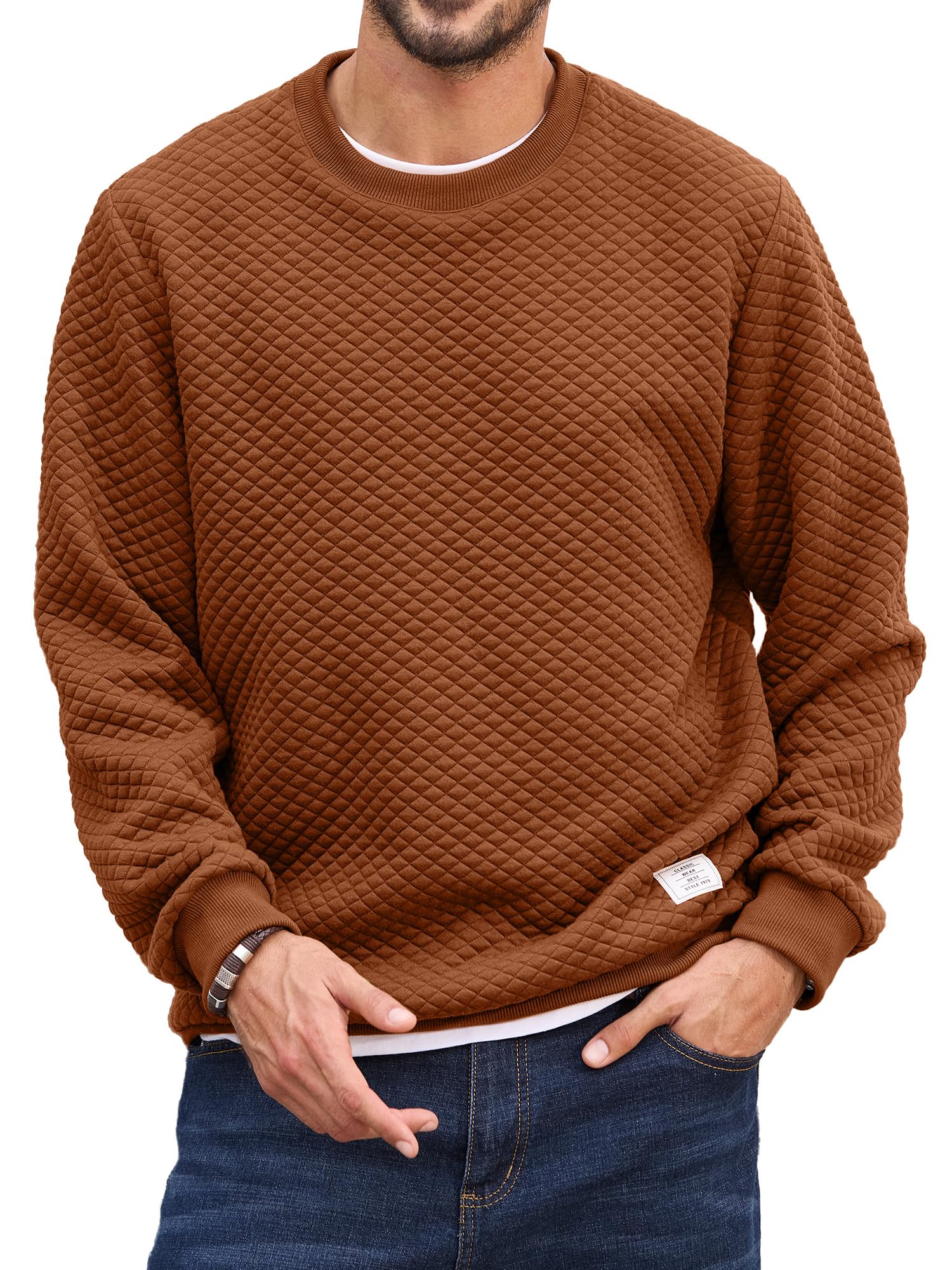 Men's Crewneck Sweatshirts Solid