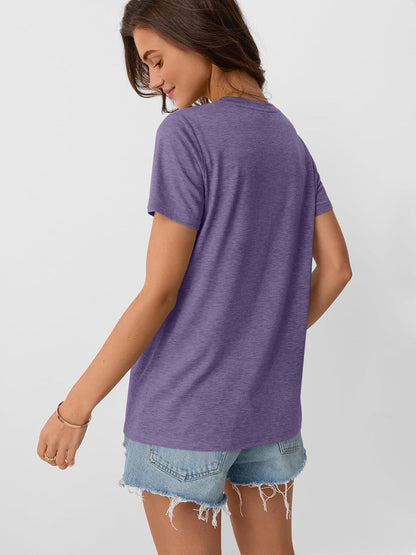Womens Summer Tops Workout Shirts Beach Vacation Outfits Business Tshirts