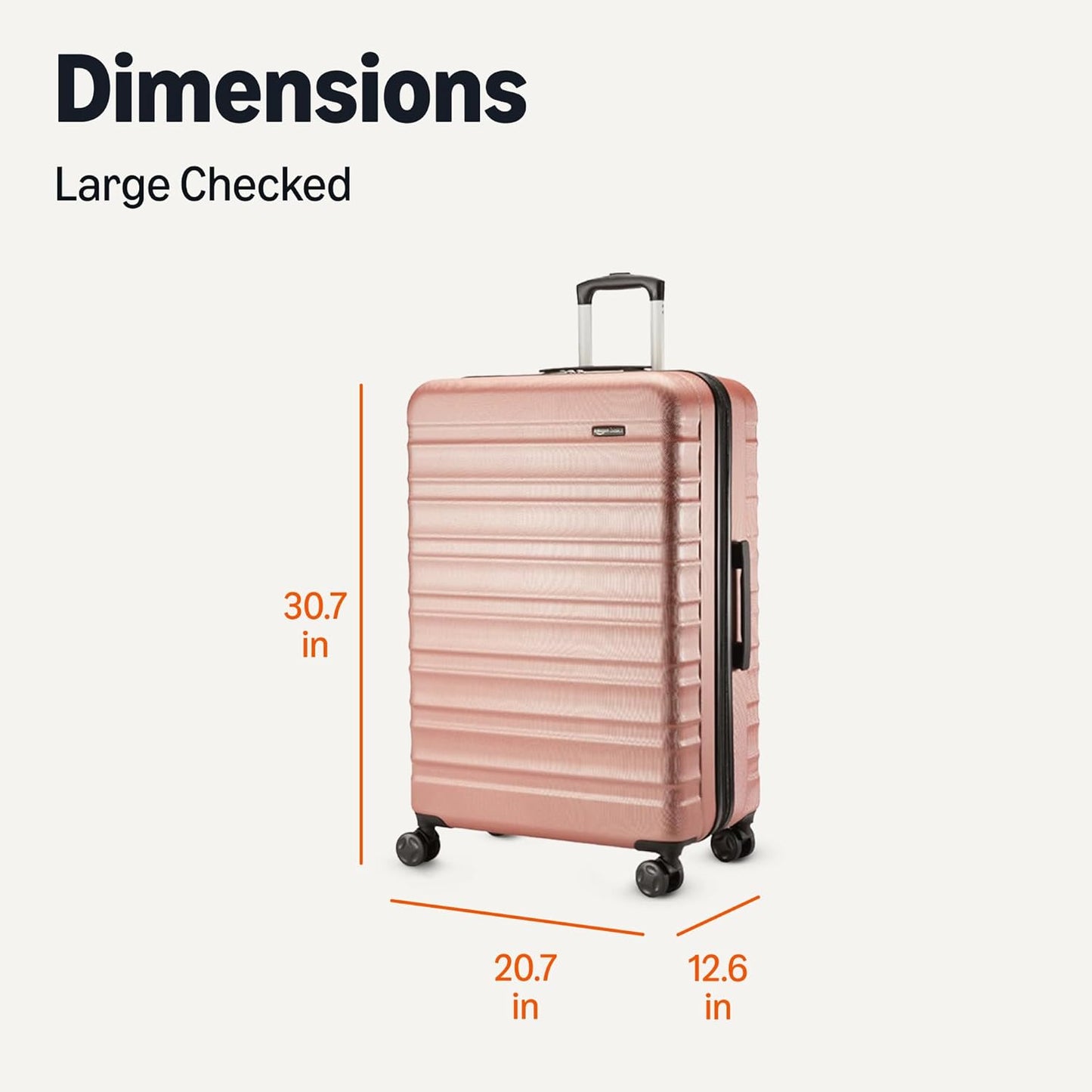 26" Hardside Medium Checked Luggage