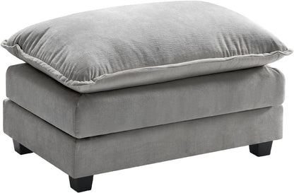 146" U-Shaped Modern Sofa Modular Sectional Cloud Couch
