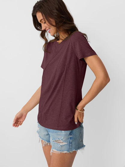 Womens Summer Tops Workout Shirts Beach Vacation Outfits Business Tshirts