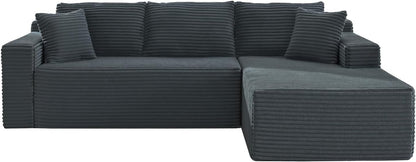 105 Inch Cloud Sectional Couch with Deep Seat