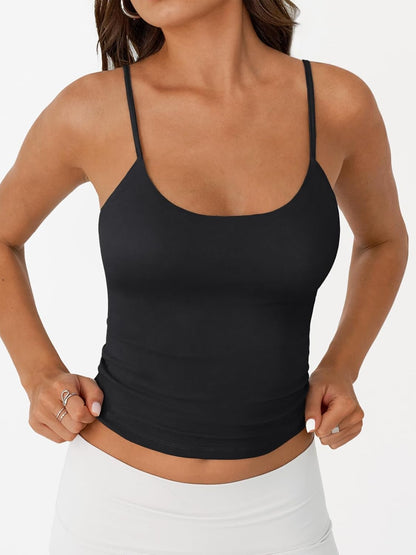 Womens Summer Tank Tops Double Lined Going Out Teen Girls