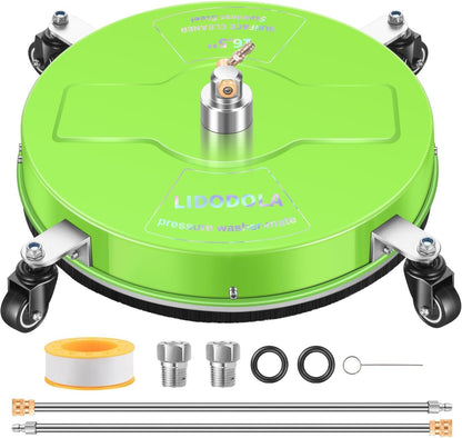 14" Pressure Washer Surface Cleaner with 4 Wheels