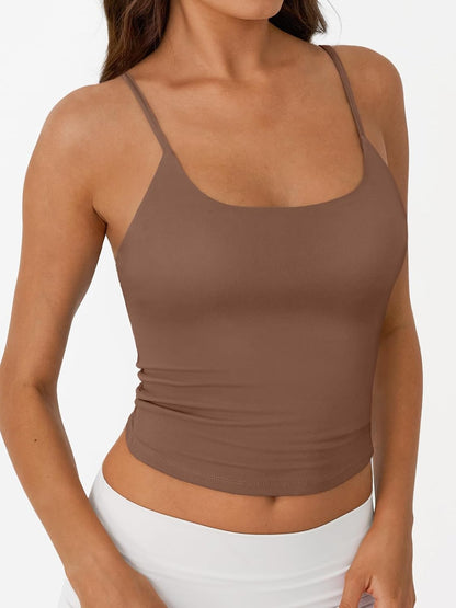 Womens Summer Tank Tops Double Lined Going Out Teen Girls